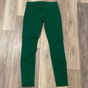 Green 7 For all Mankind jeans